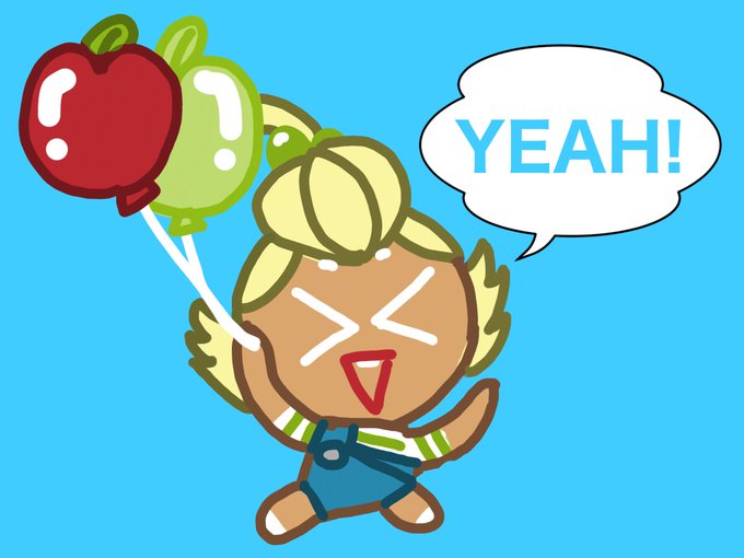 青リンゴ味クッキーのtwitterイラスト検索結果