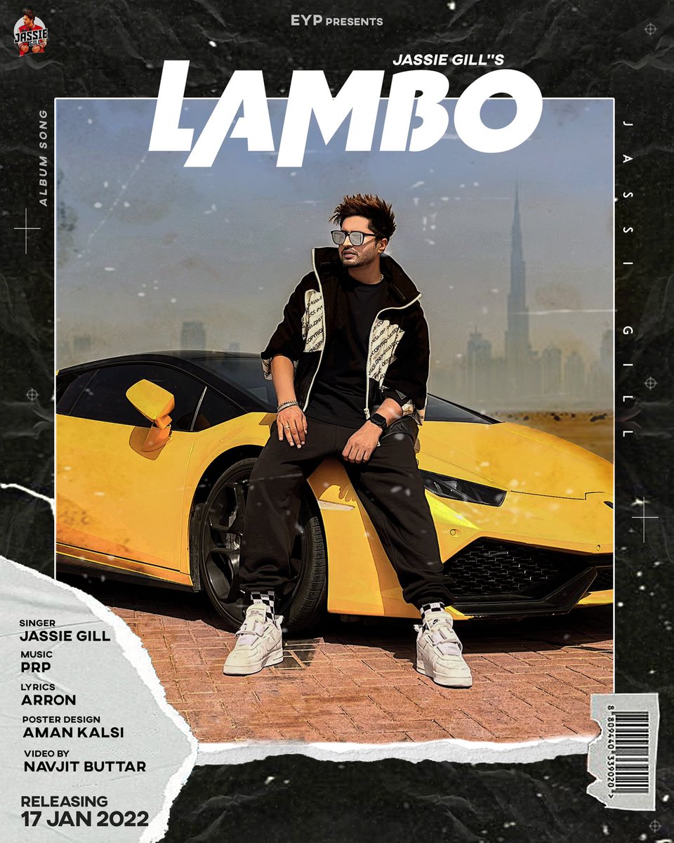 eypcreations's tweet photo. #Lambo from #AlllRounder ๐ฃ ๐ฅ๐ฅ
Releasing on 17th Jan 2022
@jassiegill ๐ฅ
.
.
.
#jassiegill #jassian #newsong #comingsoon #eypcreations https://t.co/1fkKWhgU9n
