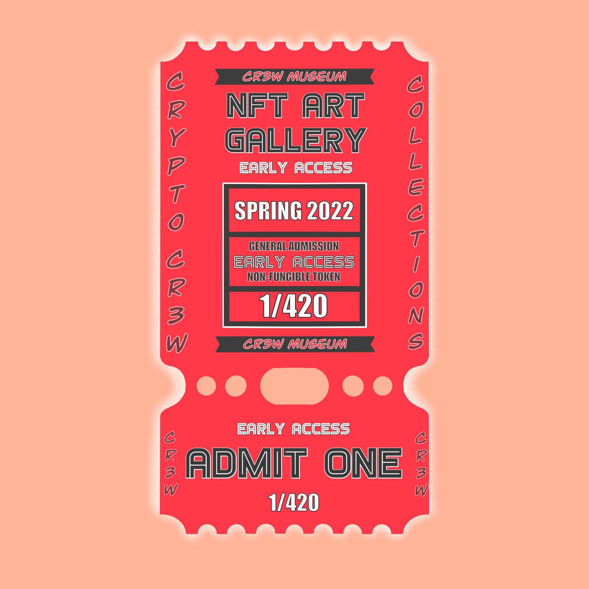 TheCr3wNFT's tweet photo. wen? January 15, 2022.
mint? 0.01 ETH.
wut? Early Access Ticket 
for? CR3W NFT Museum 

⚡️☀️💫🤩 https://t.co/oAnYOrhykY