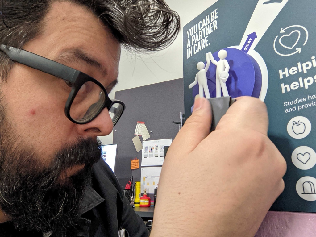 Behind the Scenes at MICRO: A glimpse of the pieces and parts our team fabricated for our new Museum of Care. Check out the museum on view now at <a href="/NYPL/">NY Public Library</a>'s Richmondtown Library on Staten Island through January 31! #museumofcare #MICROmuseum #nypl #maker