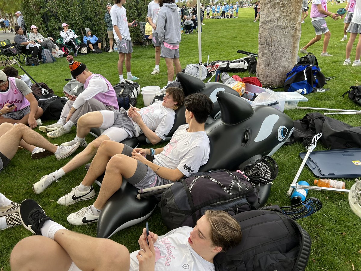 whaleslax's tweet photo. Pod 17 relaxing between games @wheelchairlax @LaxStorms @fishstixthe1 #sticks22 https://t.co/qnP3PyFdCL