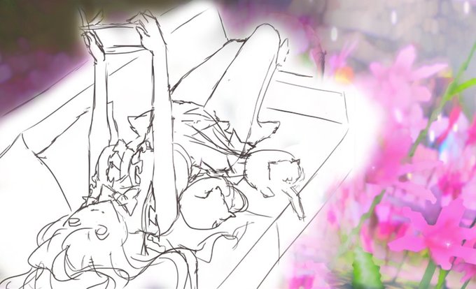 LIVE!  

Illustration work and chill~!

➡️➡️https://t.co/MyrEjGgzqN ⬅️⬅️ 