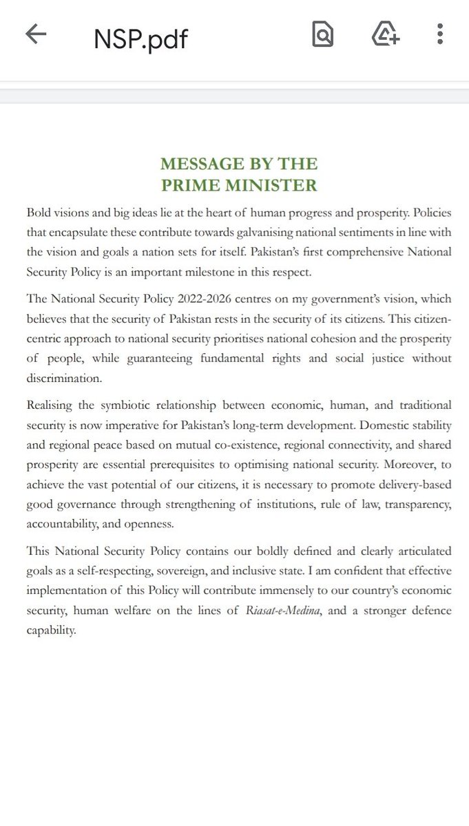 suleman932's tweet photo. National security policy of Pakistan🇵🇰🥰
Happy to read that 18 Amendment will be vanished and Inshallah after 2023 elections after getting 2/3 majority Khan will bring presidential system and Pakistan 🇵🇰 will make real progress
#Presidential_system
#NSP #صدارتی_نظام_لاؤ_ترقی_پاؤ https://t.co/vFK04EF0rQ