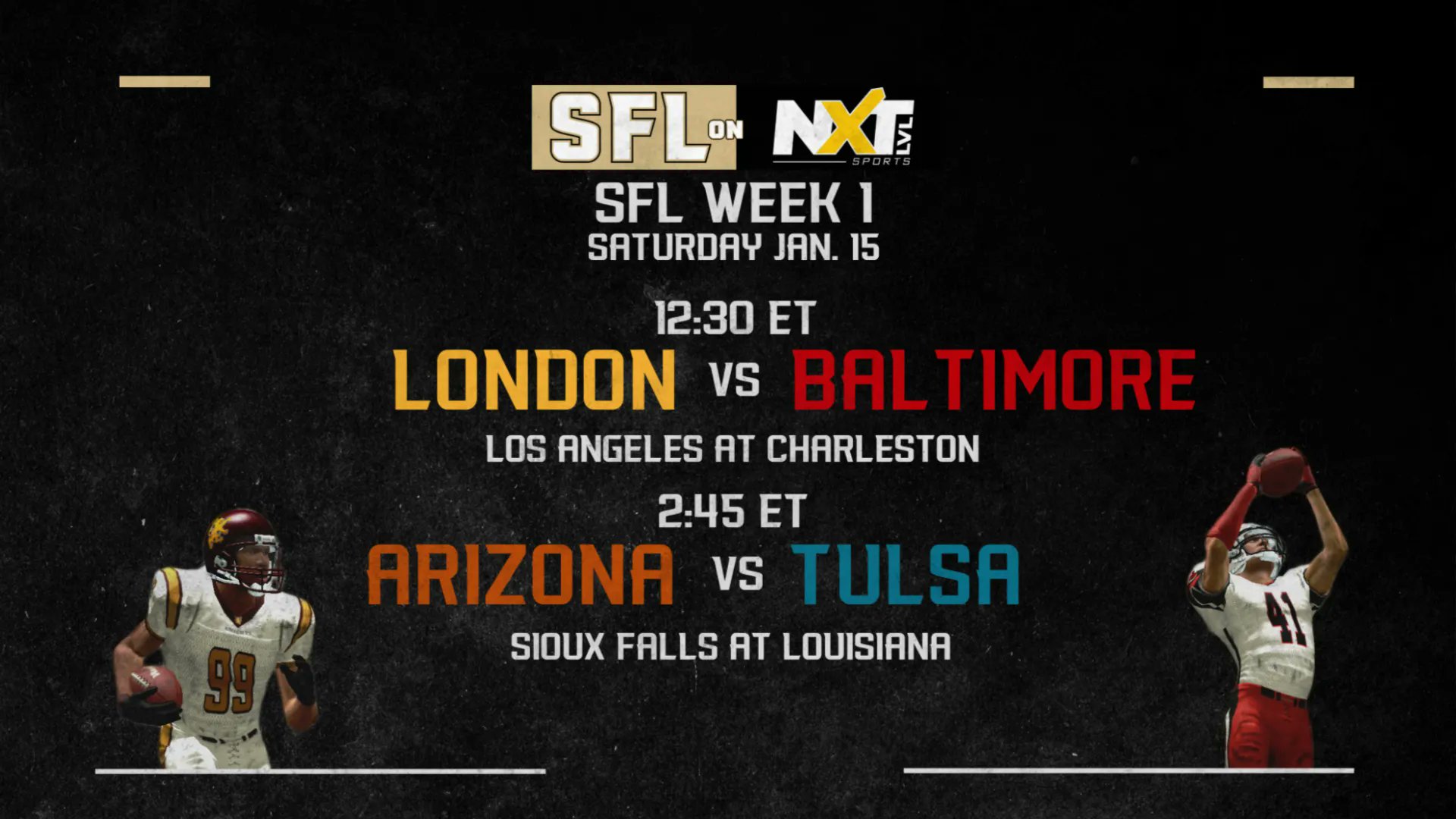 Iowa State Finals Schedule Fall 2022 Simulation Football League On Twitter: "Kickoff Weekend Is On National Tv  For The 5Th-Straight Season With @Sfllondon And @Sfl_Vultures - It Hits  Different Though With The Growing @Itsnxtlevel Team, We're Ready To