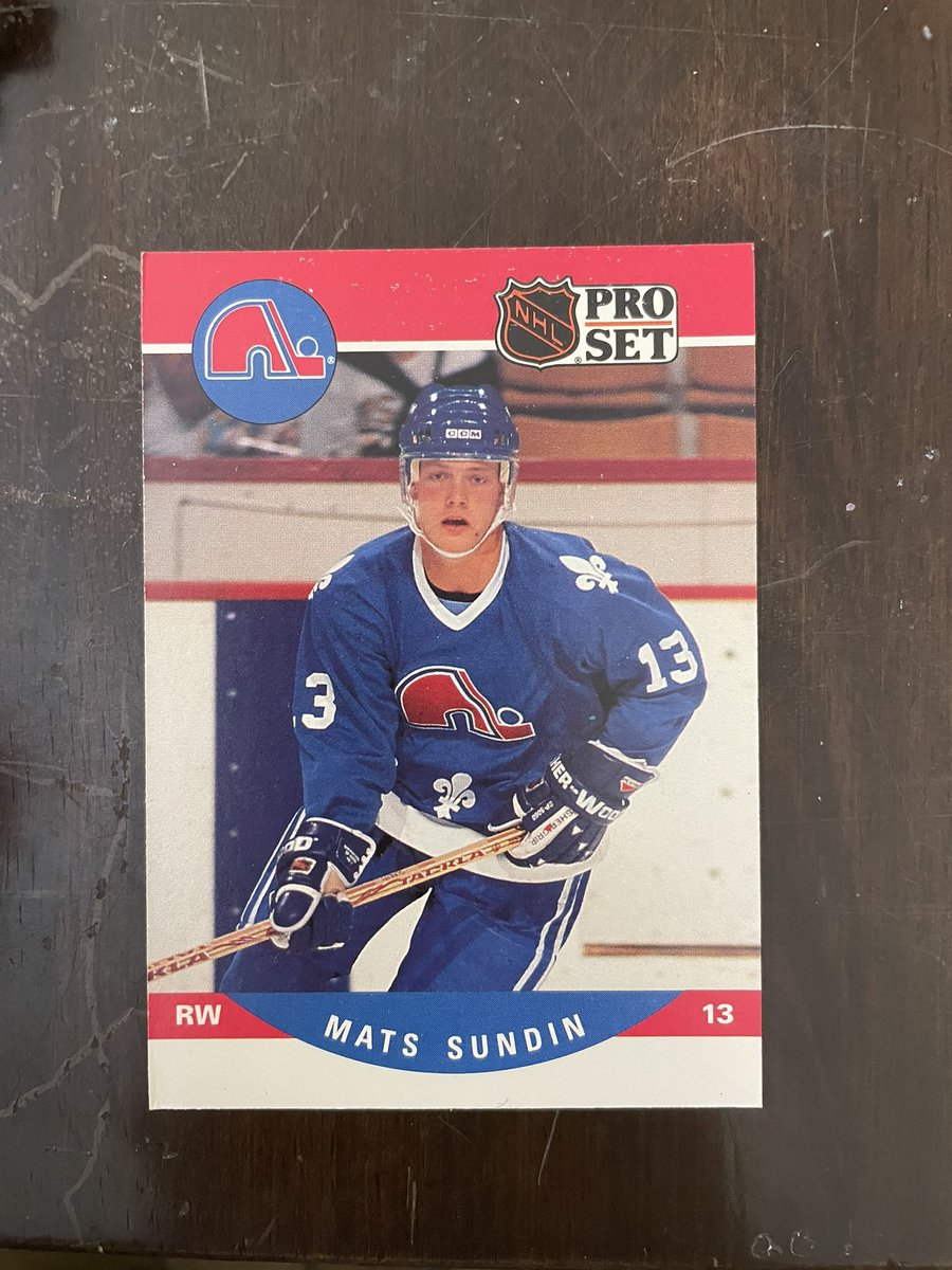 AsTradition's tweet photo. Follow and retweet for this mats sundin rookie card. Winner picked and DM’d by noon tomorrow. https://t.co/W5yf28gIiC