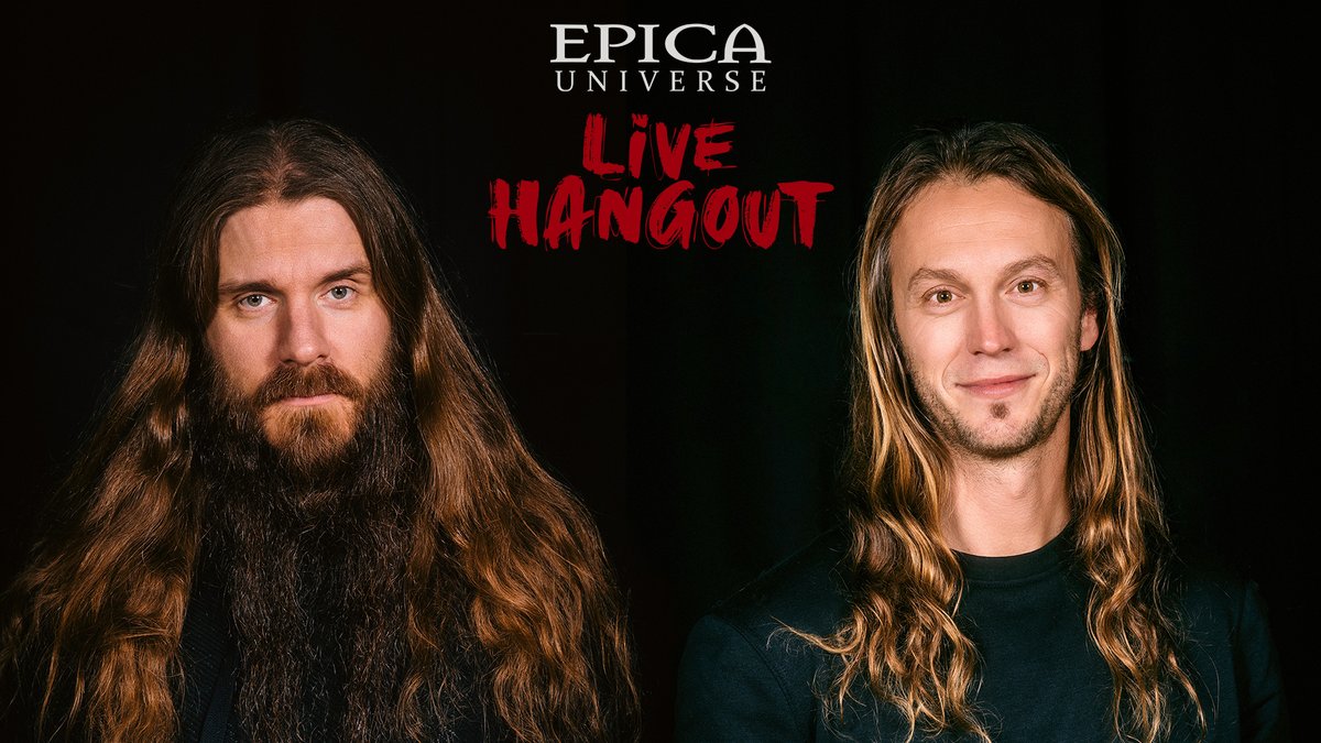 Tomorrow at 21:00 CET, <a href="/Robvanderloo/">Rob van der Loo</a> will be hosting <a href="/markepica/">Mark Jansen</a> for the first-ever EPICA UNIVERSE LIVE HANGOUT!
🪐 epicauniverse.com 🪐
Join our community to suggest topics in the comments or via our Discord. Or you could try your luck and ask questions here!