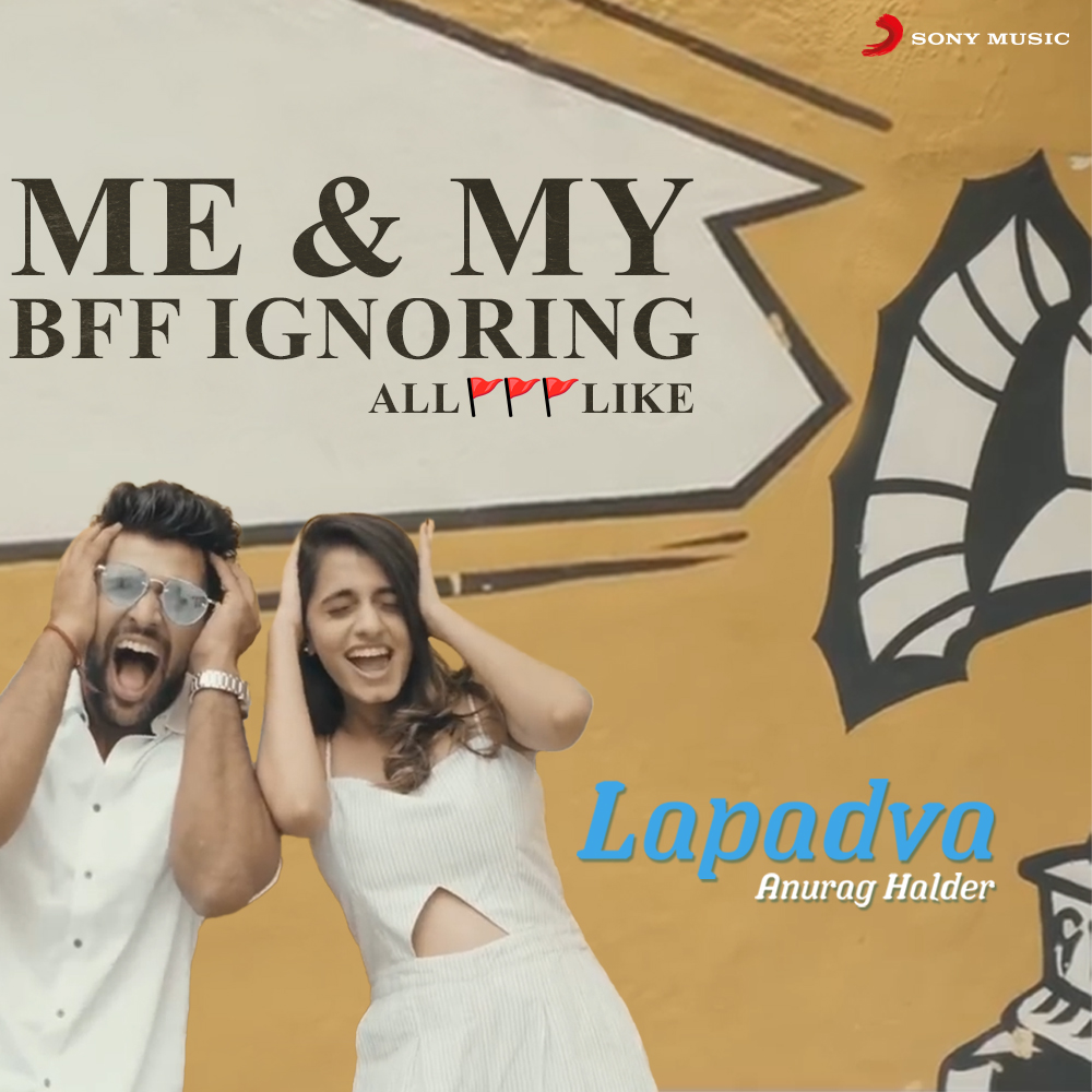 Tag the one who is also #Lapadva about the red flags 👋🚩 @iamanuraghalder #MaanasaChoudhury #AyushAgarwal #CrostecMusic #NewSong #NewLaunches