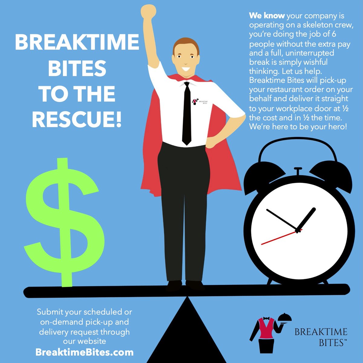 BreaktimeBites's tweet photo. Balance is the key to a more productive &amp; tranquil earthly existence. Let #BreaktimeBites help you achieve equilibrium in your professional space. Our pick-up &amp; delivery services offer the perfect method for balancing workplace time-mgmt &amp; weekly budgeting for breaktime meals. https://t.co/GgJFIo1MoD