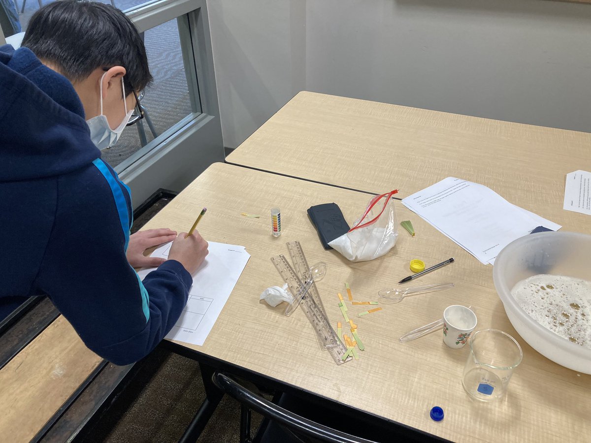 Science on a Saturday? Yes please. 7B Science Olympians getting it done in the Solon Invitational.  So happy to see these “scientists” competing again!  <a href="/SevenBridgesMS/">Seven Bridges Middle School</a> #wearechappaqua #weare7B