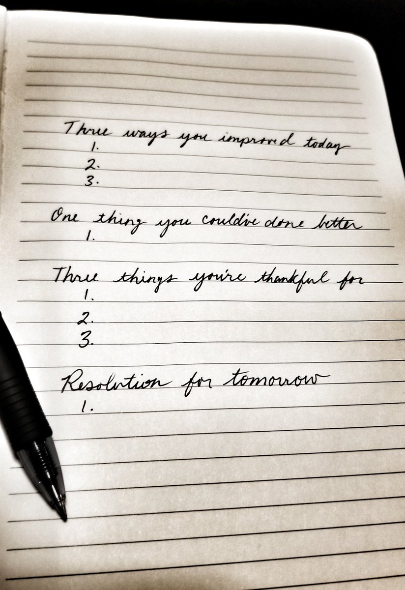 1133Tillman's tweet photo. Putting your own thinking down on paper lets you see it from a distance. It gives objectivity that is so often missing when anxiety and fears and frustrations flood your mind." ~ Stillness is the Key #journaling #nightlyexamination #mentaltraining #zwinningmindset https://t.co/7J4idKFgNE