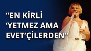 referandum sürecinde tam destek “Evet”çilerden, dibine kadar yandaş sezen aksu,
“Hayır diyenler her iki cihanda da lekelidir” dememiş miydi?

unutma Türkiye..!
