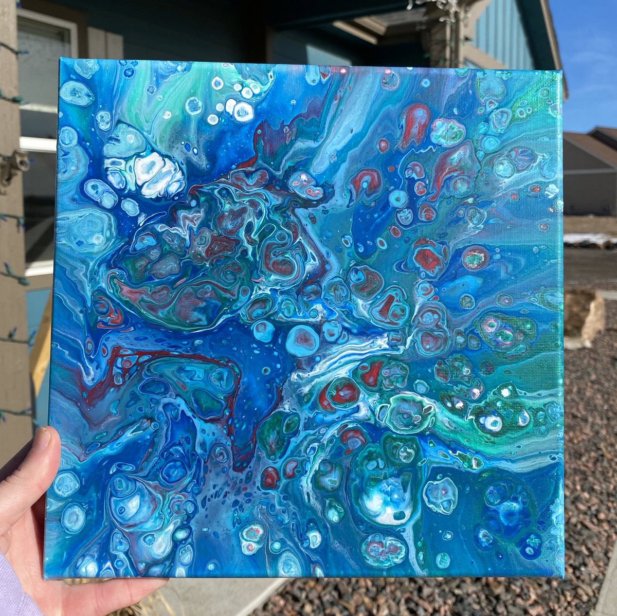 NMArtCreations1's tweet image. So many blue pieces available on our Etsy💙💙