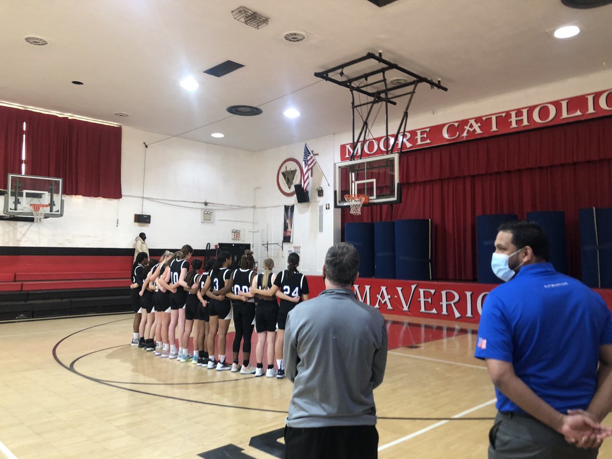 Game time in Staten Island- let’s go Girls! #GoGSBKnights