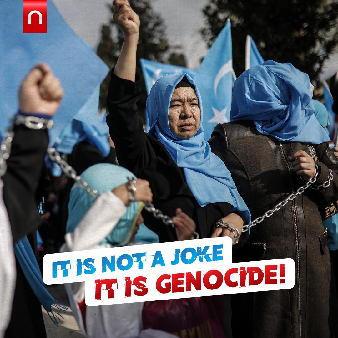 Firavuna karşı olmak yetmez, Musa'nın yanında olmak gerekir!

Doğu Türkistan’a ses ver!

#score4rights2022 #UyghurGenocide