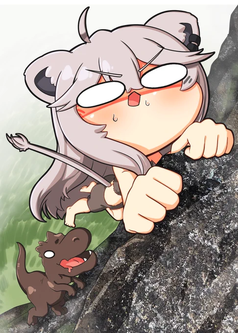 ARKでも登山を始めるホワイトライオン
vs
獅子を喰らおうとするティラノサウルス

ファイッ!!!
#ししらーと 