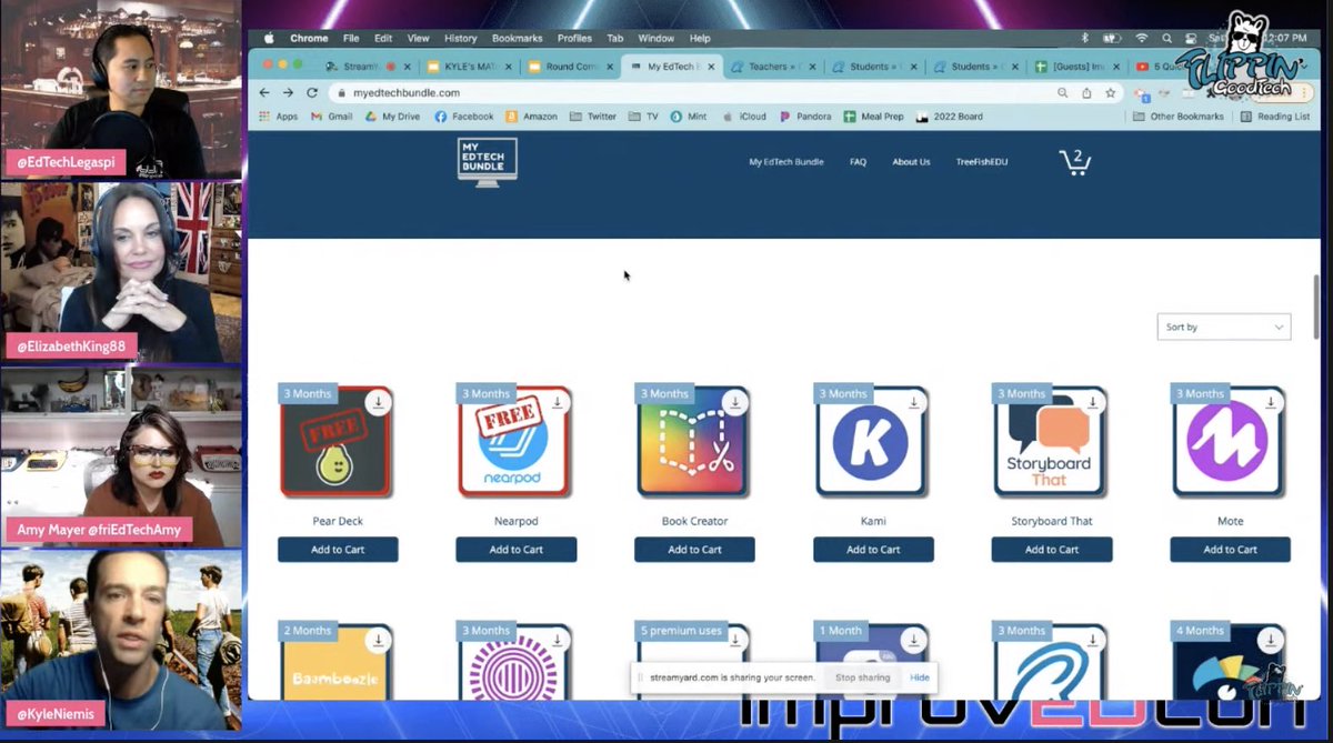 jadirabernal's tweet photo. Very cool! Try out mini-subscriptions for great tools for way less π² before committing to a full subscription.
Check out https://t.co/US7NOoplQe by @KyleNiemis ππΌπ§βπ»
#ImprovEDcon @FlippinGoodTech https://t.co/FZNVd4n2Z0