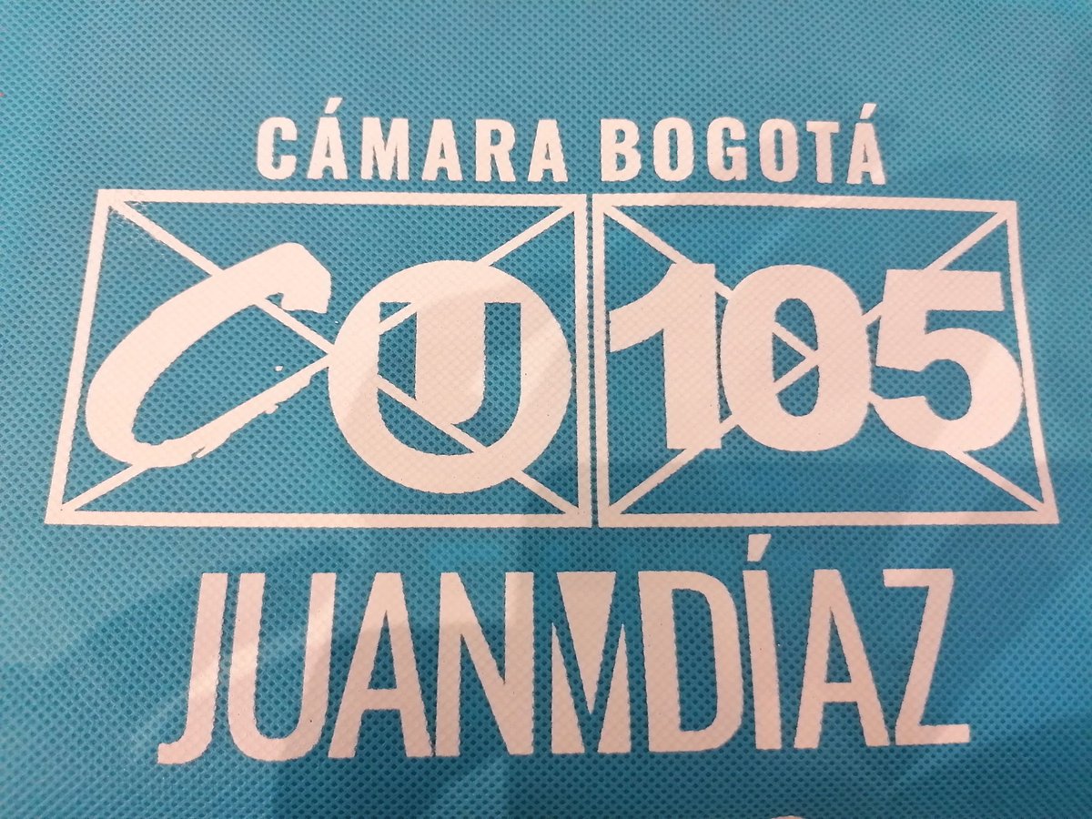 #EquipoporBogotá #JuanMDiaz #CU105