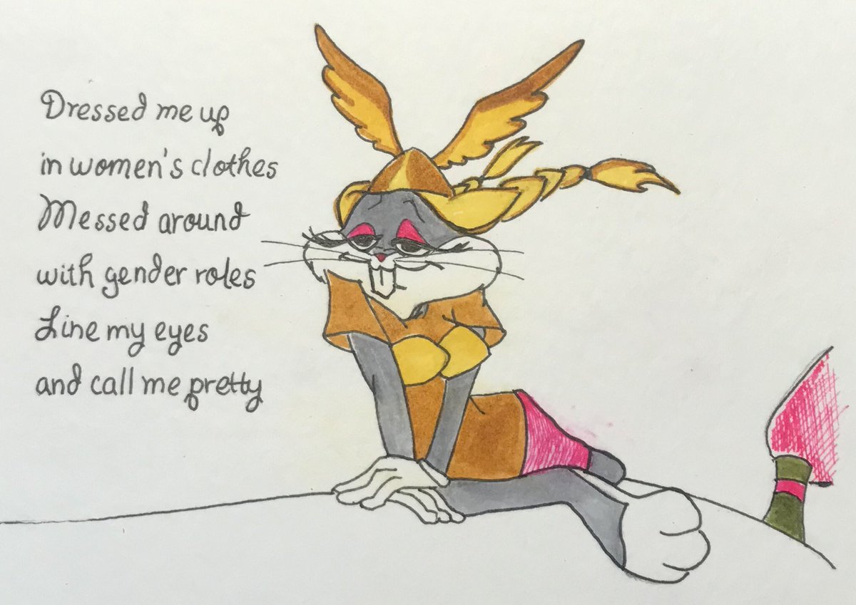 leohayden's tweet photo. #CharacterPlusLyric #BugsBunny @wearejames #Laid #sketch #drawingoftheday https://t.co/6u8FdM36o8