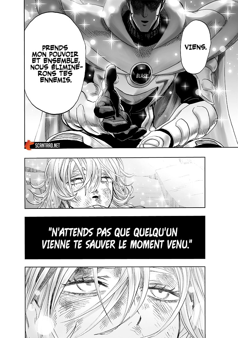 OPMnewsfr's tweet photo. #OPM155
.
.
.
.
.
.
.
.
.
God qui a tenté de rallier Tatsumaki à sa cause oh le batarddd https://t.co/ueAjF4ulUd
