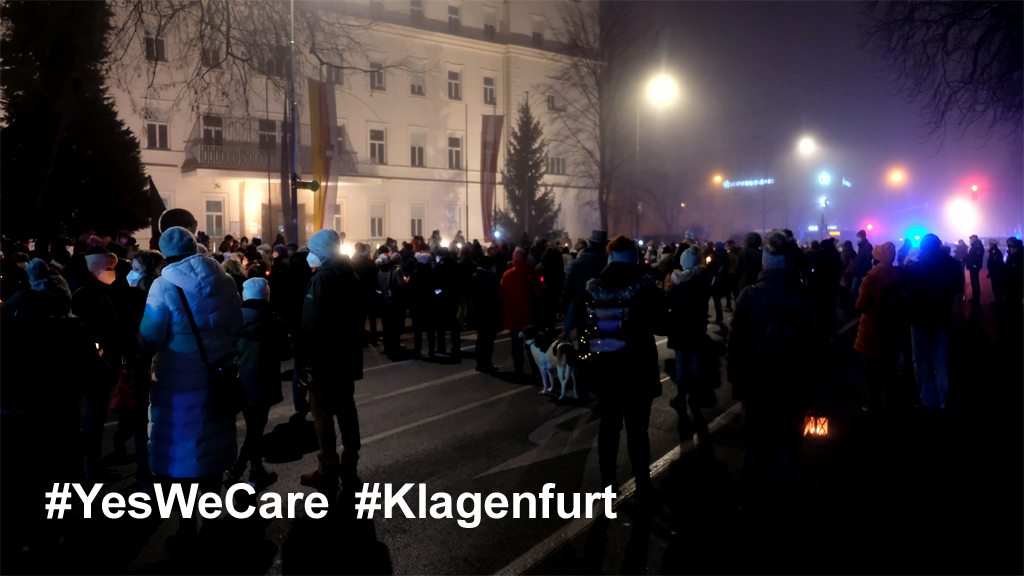 #YesWeCare #Klagenfurt #YesWeCareKlagenfurt #Celovec #Lichtermeer