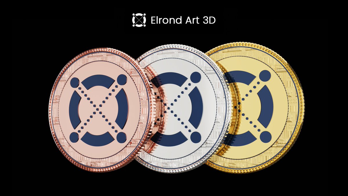 Elrond Art 3D NFT tweet media