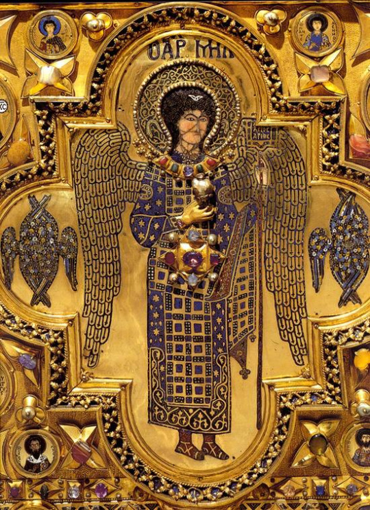 Icon with full-length portrait of St. Michael Detail of panel from the Pala d’Oro; 12th and 13th century, Constantinople.