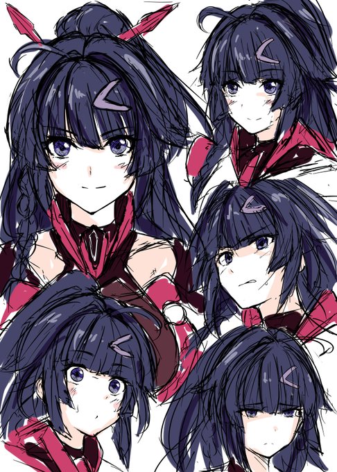 崩壊キャラで顔練習
雷電芽衣 緋紅 