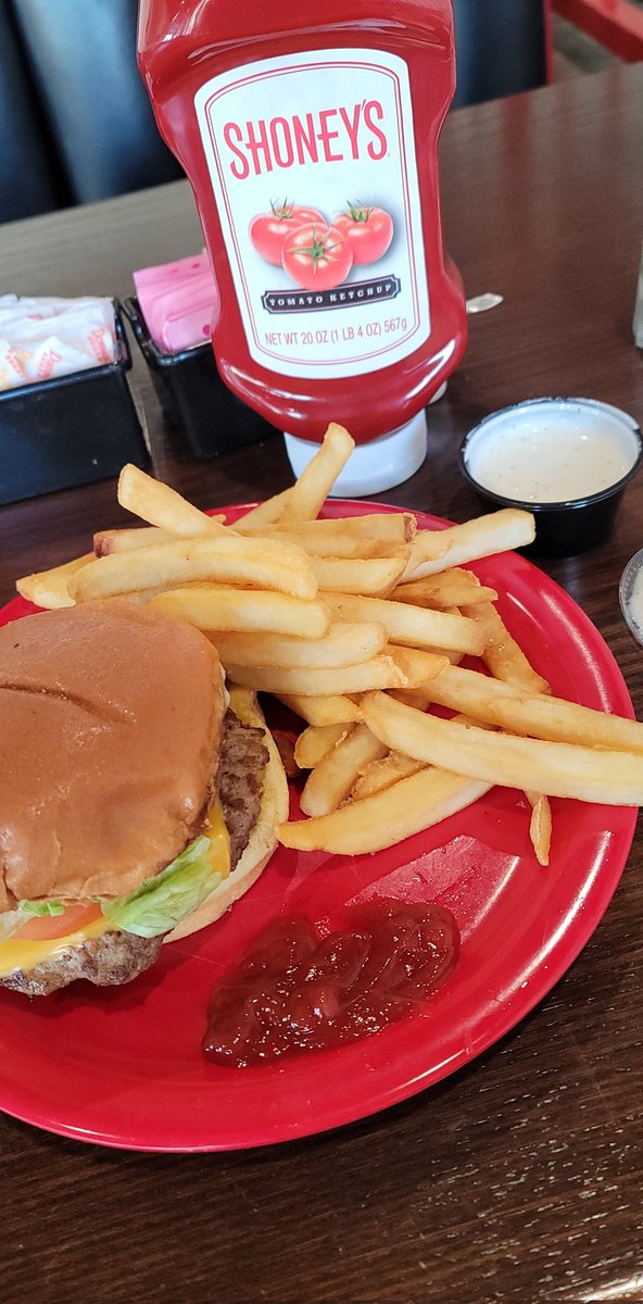 cris_fart's tweet photo. Oh, come on. Who wants to watch a mad scientist use handmade sci-fi tools to take out highly trained alien guards when we can sit here and be a family at Shoney's? https://t.co/vEk0D7PEny