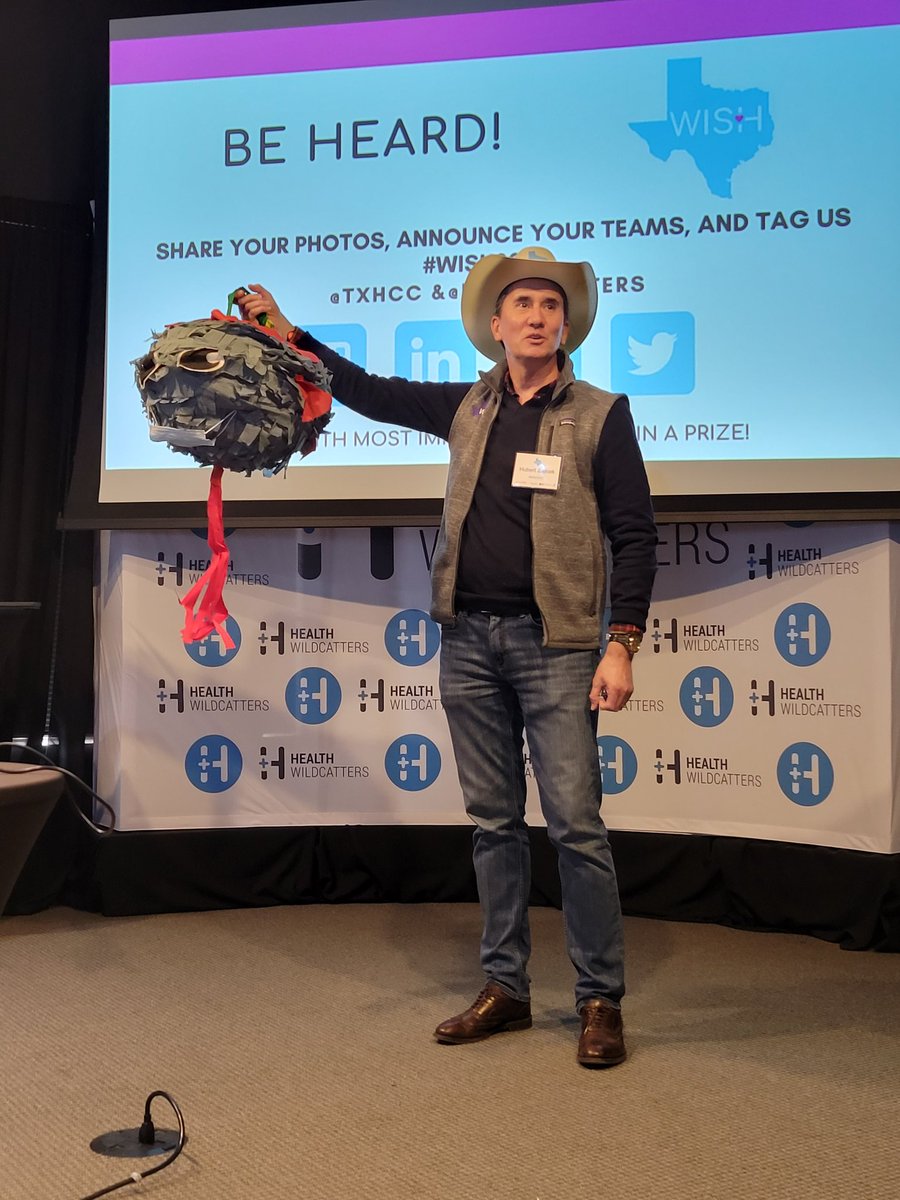 Let's smash the covid pinata! #wish2022 <a href="/HubertZajicek/">Hubert Zajicek</a> <a href="/HWildCatters/">Health Wildcatters</a> <a href="/txhcc/">Texas Healthcare Challenge</a>