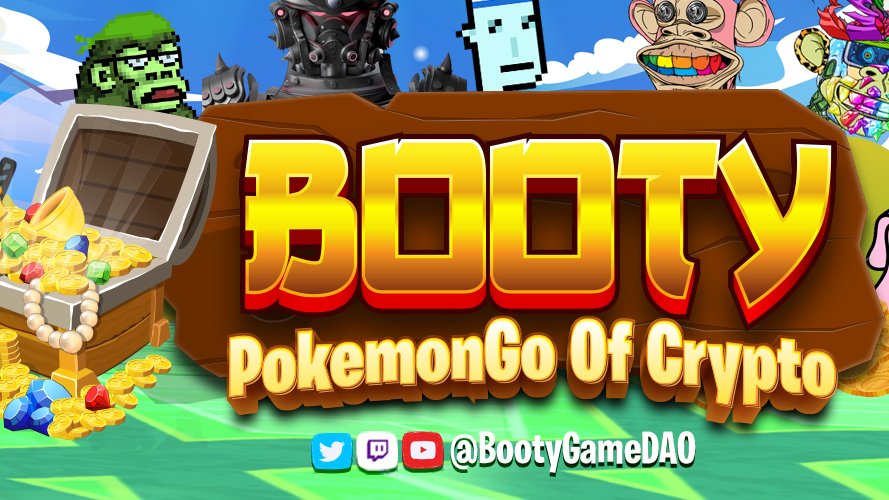 BootyGoGame's tweet photo. ๐Got a #BoredApe NFT?
๐Like #PokemonGo?
๐ฎWhat if there was a NEW mobile #AR game where instead of catching #pokemon around your REAL-LIFE town...
๐ฐYou could open treasure chests with FREE #Crypto, #NFTs, and more!
Introducing #BOOTYGame...
๐The "PokemonGo Of Crypto"๐ https://t.co/cgfCxUifFs