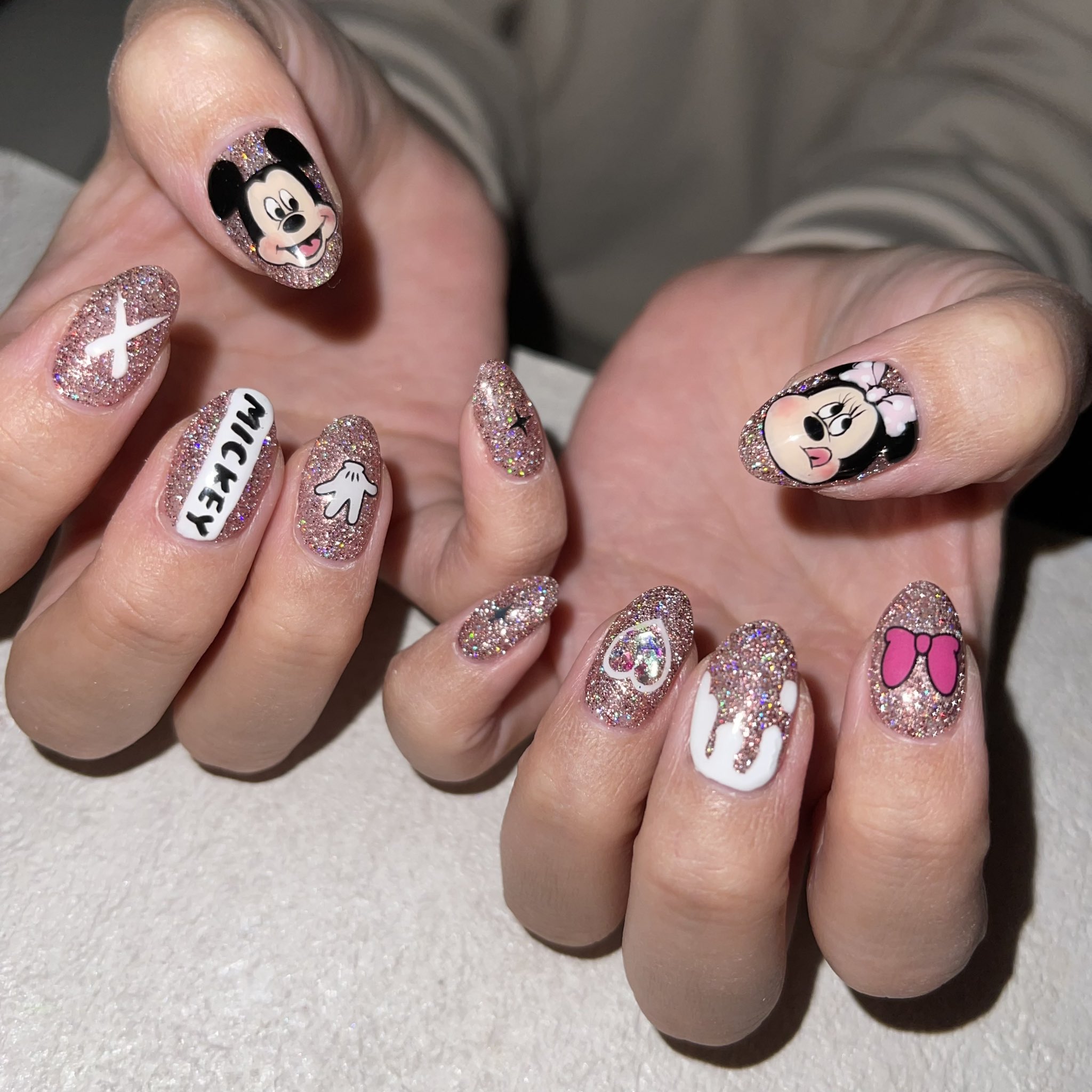 Riana ディズニーランド行くネイル Disney Disneynail T Co I6kpuyydxk Twitter