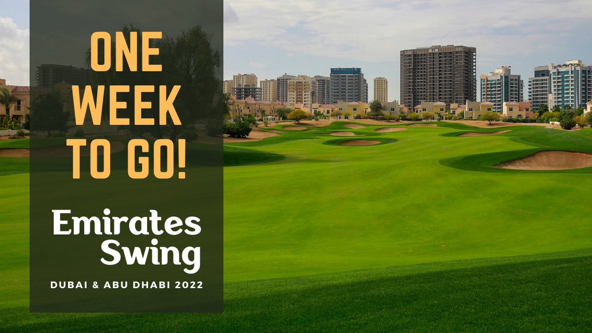LinksGolfCup's tweet photo. The Dubai leg of our #EmiratesSwing gets underway one week today with Round 1 at @DubaiHillsEst. We then continue to @theelsclubdubai (pictured) before finishing up at @TrumpGolfDubai 🇦🇪 https://t.co/PpyZNpInee