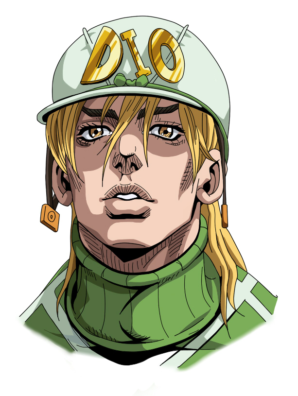 Diego Brando by @GrandGuerrilla lineart and colored by me 🦖