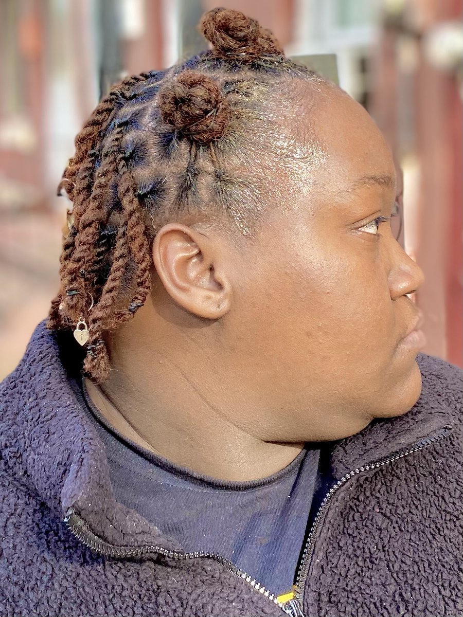 iLoc_Smith's tweet image. Here’s a nice style for women with short locs. Bantu knots with two strand twists. Come get retwisted Camden, south jersey, Delaware, &amp;amp; Philly. We don’t say dreadlocks