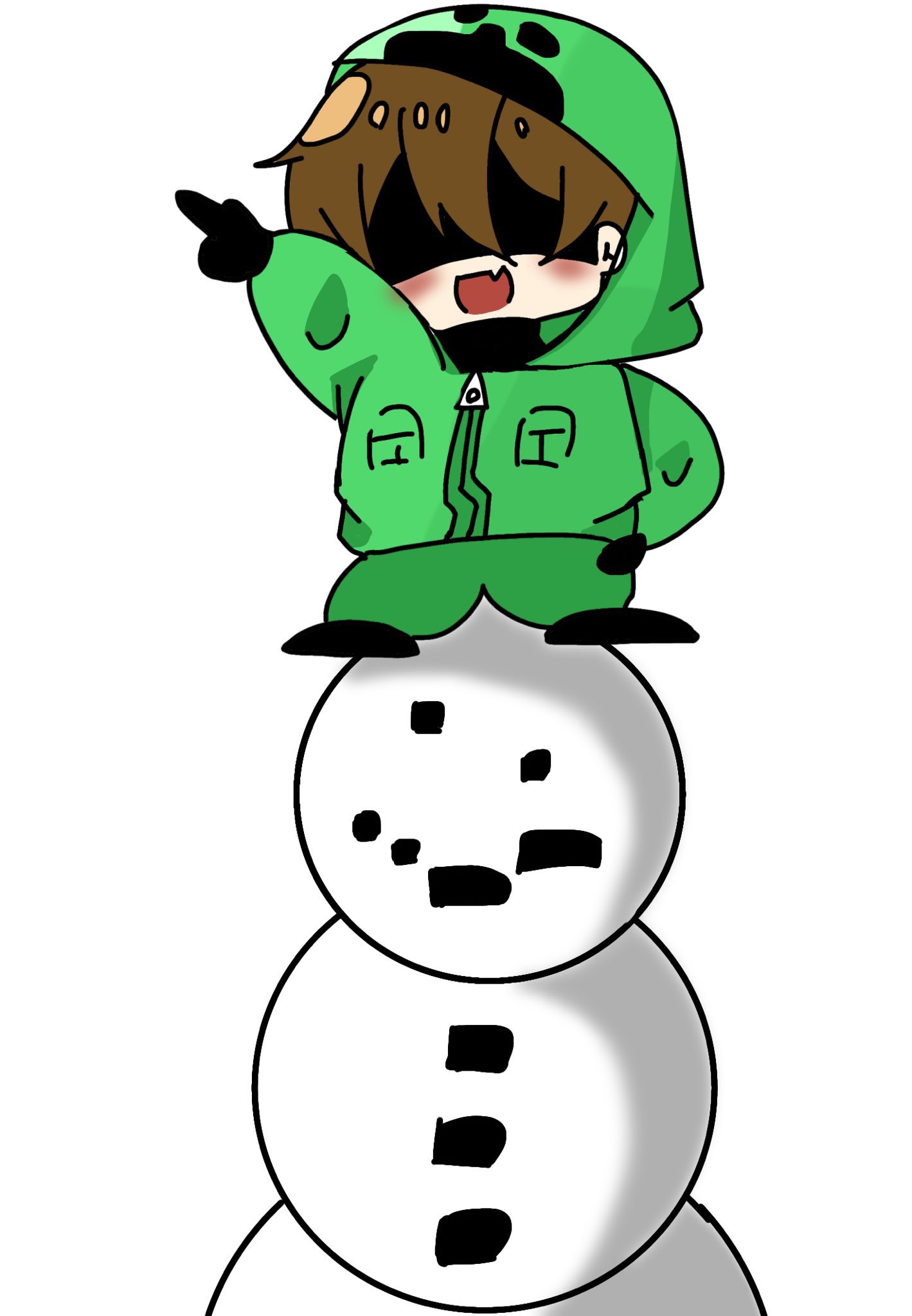 蜜柑 ゾムさん描いたよん Wrwrd 我々だ ゾム イラスト 雪だるま鬼ごっこ T Co Gxq8nhspvs Twitter
