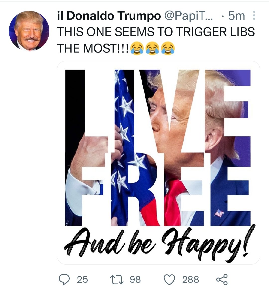 LG_HALEY's tweet photo. @RollinJeffrey @WendyRogersAZ While you are standing in line (BaaaBaaa) for hours outside w/ your fugg'n mask on for your 4th JAB, we will be receiving truths about how #LeftistFall
#BidenBorderCrisis
#Bidenflation
#BidenDisaster
#MAGALOVESAMERICA
After God Wins🏆,
ALL Will Celebrate🥳
Enjoy the Movie🍿 https://t.co/RLtSTzQaCL