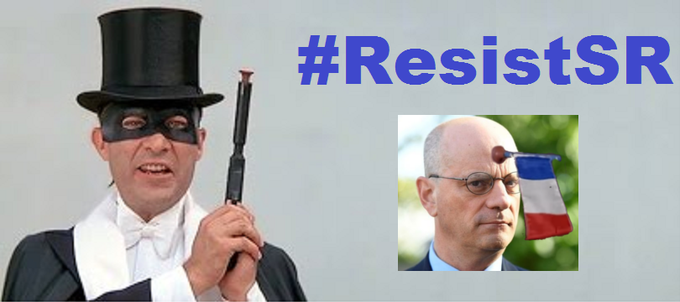MathsRouge's tweet photo. #ResistSR et autres #TeamProf ce soir c'est :
#BlanquerDemission pour tous les Supers Résistants ! https://t.co/M9fX5VPMqv