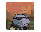 Quick paint, pixel art hippo, in the city
3 hours!
(Aseprite)