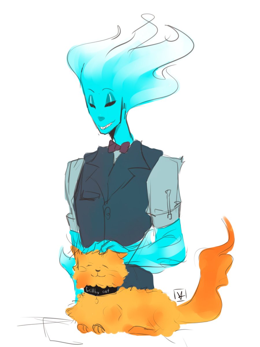 BoofNoom's tweet photo. Смотрел Винди и наткнулся на игру Animators Hell. Заметил там персонажа похожего на Гриллби.
Он такой лапочка🥺💗
#AnimatorsHell #grillby #fnaf https://t.co/W9IHdx9Hnb