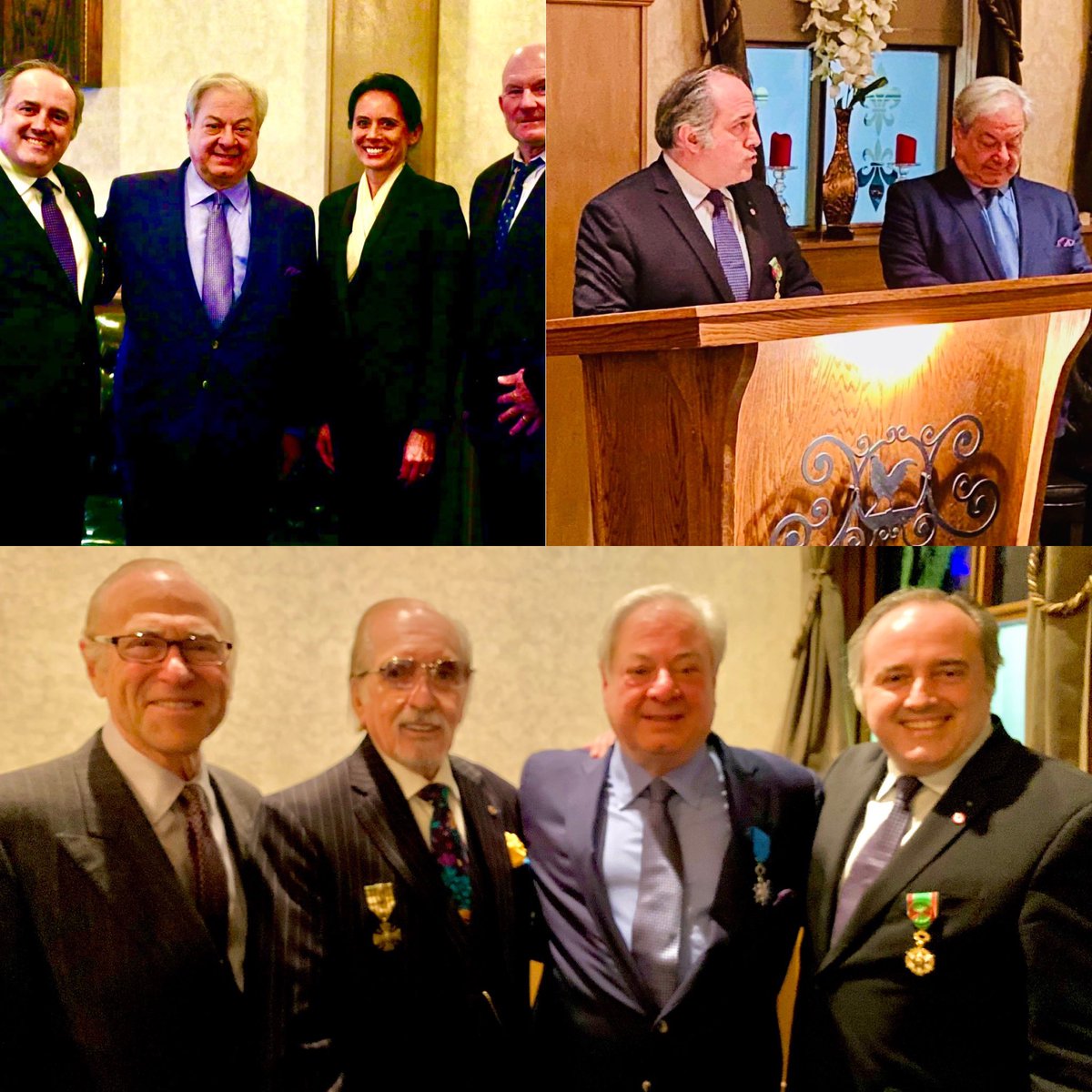 It was such an honor and privilege to participate to this week knighting ceremony of Dennis Petito for his life long contribution to France. A gentleman who has lived a life of integrity, loyalty and love to his family.