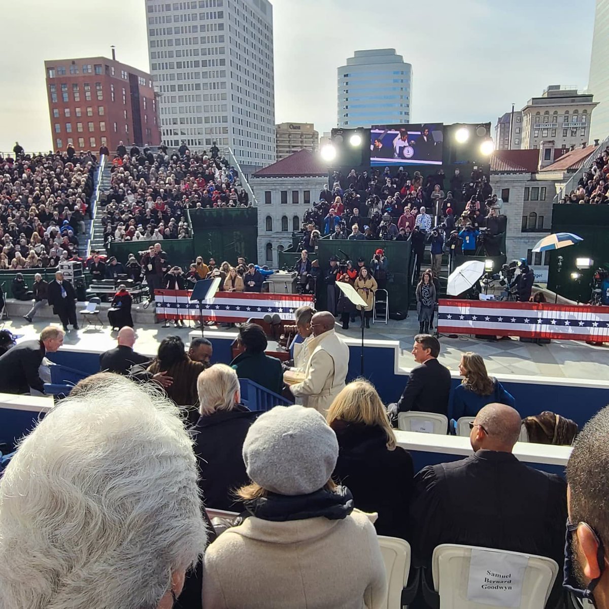 I have just taken the oath of office to serve the people of the Commonwealth and to uphold the Constitution of the United States and the Constitution of Virginia.  #EverForward #semperfi #Virginia #Winsome