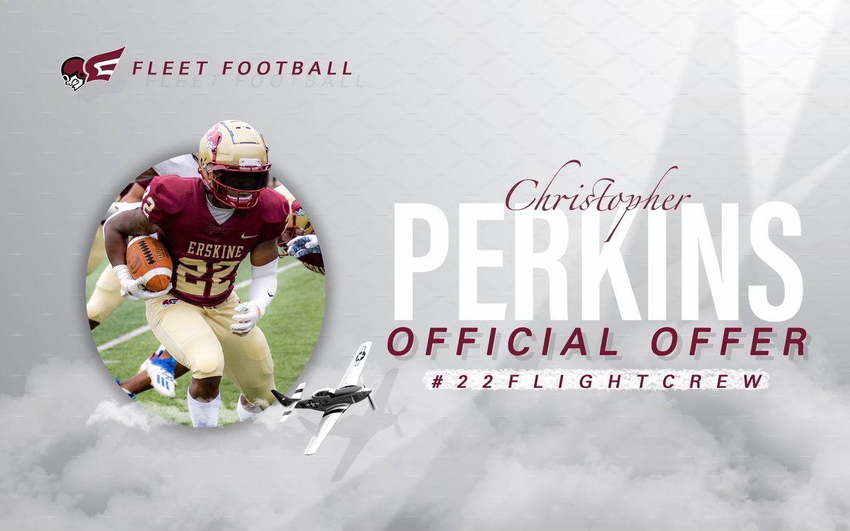 Chr1stopherP3rk's tweet photo. 🙏 to receive my first official offer to play for Erskin College. Thanks coach @NeilHarrell97 for the opportunity. @irltb85 @plantpanthersfb https://t.co/X7d6yOAr5R