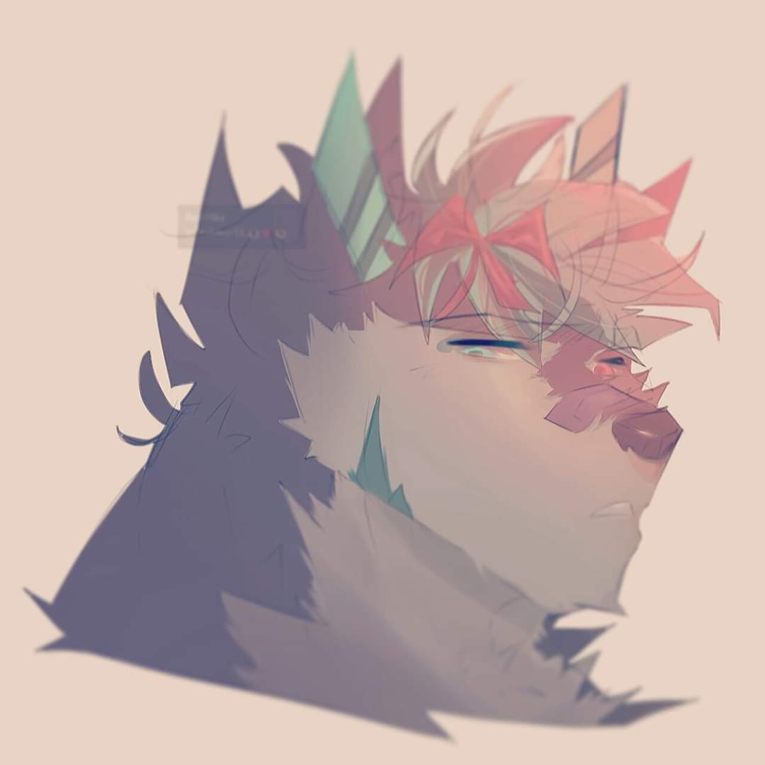 Not mine but from an art trade which am not gonna lie he does an incredible art