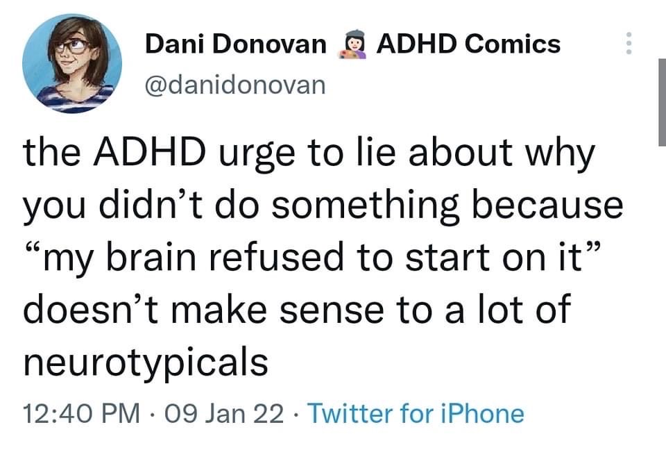 2Determined4's tweet photo. #adhd #adhdissues #neurodivergent https://t.co/7cymTtQYfm