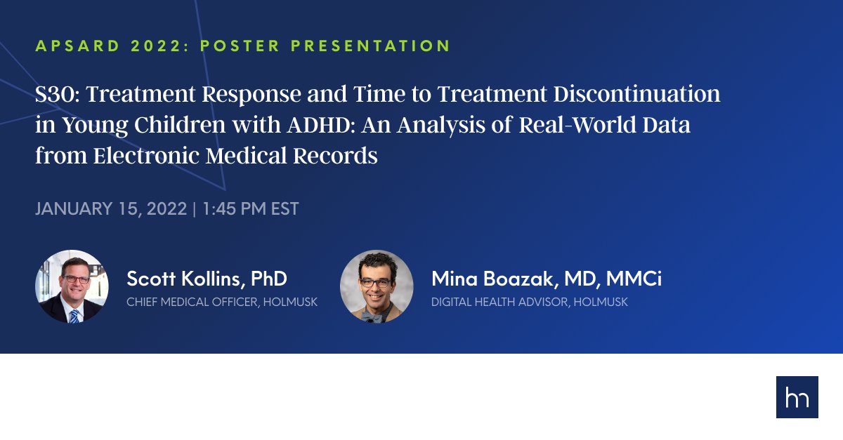 Happening now at #APSARD2022: Our chief medical officer, <a href="/skollins1/">@skollins1, Scott Kollins</a>, shares results from a study that used #RWD from our #NeuroBlu database to study how a large cohort of young children responded to #ADHD medications. More: hubs.li/Q012bV3Q0 <a href="/APSARD/">APSARD</a>