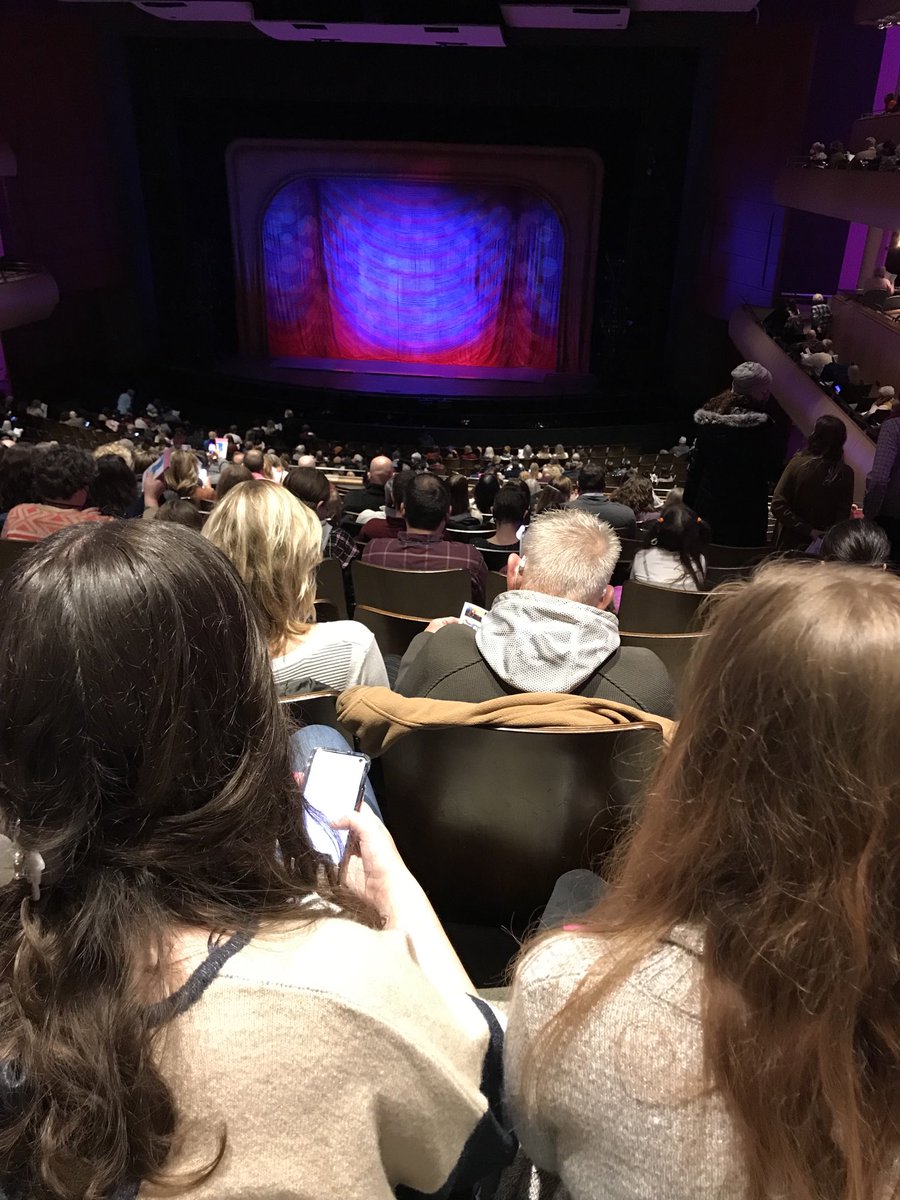 TomSnyderGR's tweet photo. Strong Cellular signal from up here with โฆ@ghchikโฉ and โฆ@LauraEGeerlingsโฉ #hairsprayontour #devosPerformanceHall https://t.co/dGelDZ1CuW