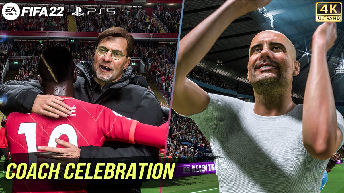 TripleDragonG's tweet photo. 🎮 FIFA 22 | Coach Celebration | PS5™ 4K 60FPS 🎮

Video: https://t.co/2w5eZiWhnB

 🔥🔥 Subscribe To Our Channel 🔥🔥
Yotube: https://t.co/fab7NegOr3

#FIFA22 #Gameplay #Hypermotion https://t.co/NRxP8f5j2K
