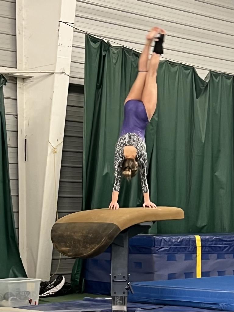 Zoe Sater of Logan in action at Lancaster #chieftainpride