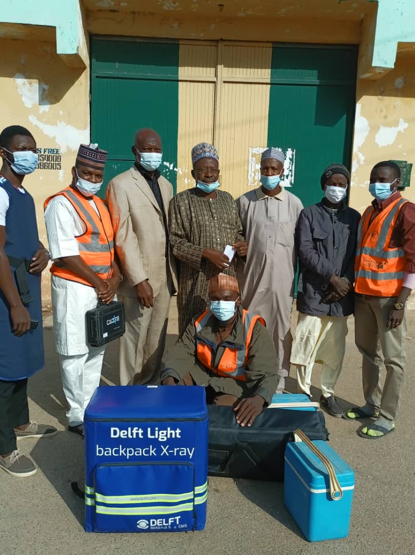 KncvNigeria's tweet photo. Active case finding activity today in Katsina State Central Prison using the Delft Light Backpack (DLB)
#USAID
#kncvnigeria
#delftimaging https://t.co/GIdnkQYxfg