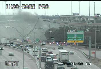 Dallas:  WB-30 @ Bush Turnpike - on the frontage road is closed due to a serious apartment fire. Traffic starts to slow down as soon as you come off the Lake Ray Hubbard bridge on WB-30.
#KRLD  #KRLD1080  #KRLDTraffic  @KRLD https://t.co/YwL1QgEQBh